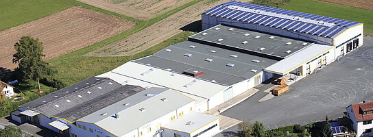 Firmengelände der Christian Locker GmbH aus der Vogelperspektive