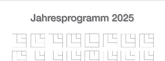 Titelblatt des RKW Bayern Jahresprogramms 2025